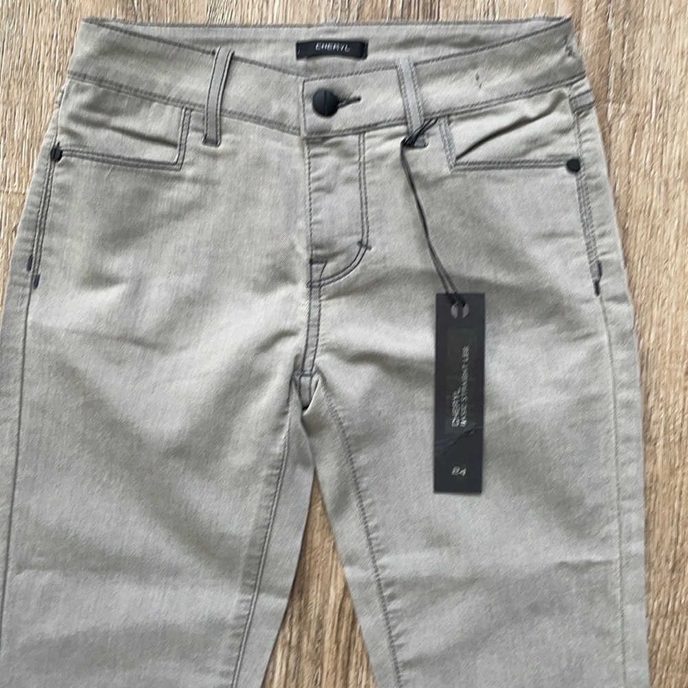 COPY - Decades Cheryl Womens Skinny Denim Jeans Gray 24